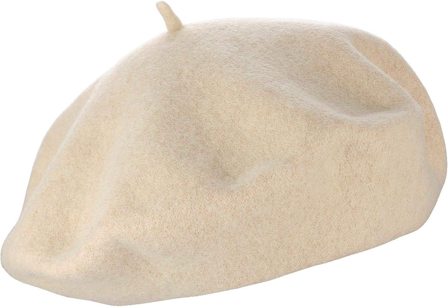  Solid Color Wool Beret | Amazon (US)