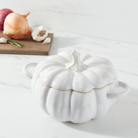 94oz Stoneware Pumpkin Serving Dish - Threshold™ | Target