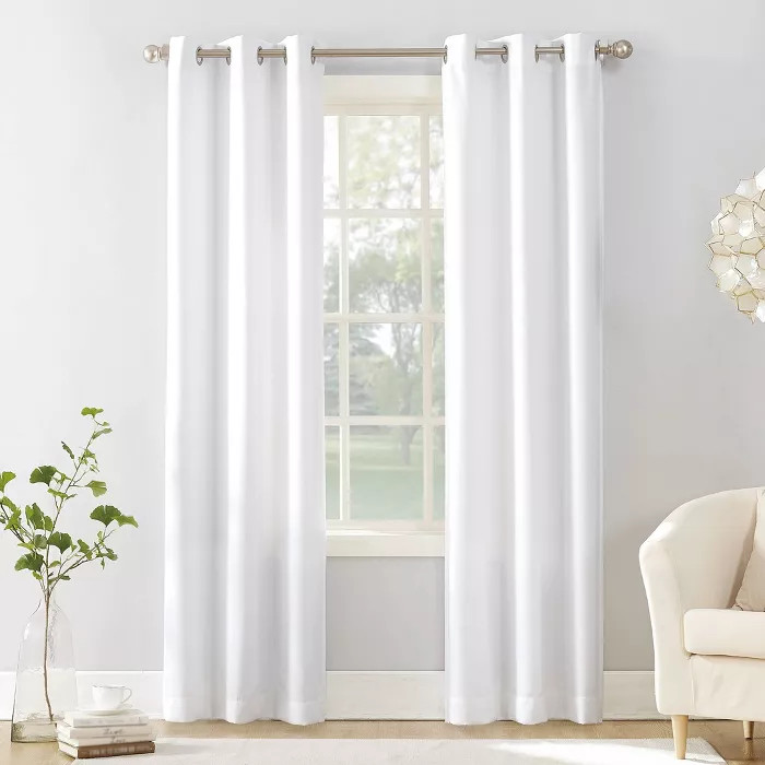 Sora Casual Textured Light Filtering Grommet Top Curtain Panel - No. 918 | Target