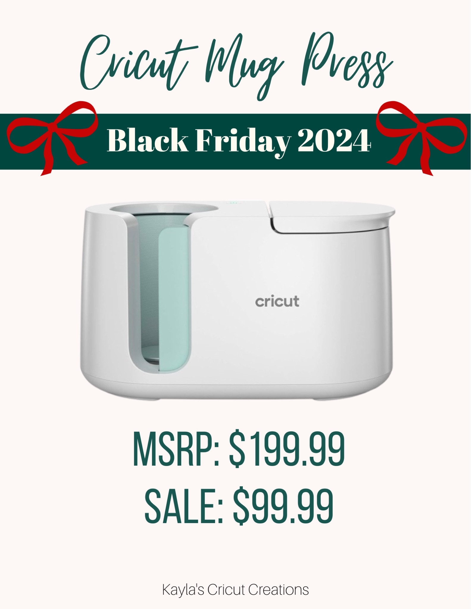 The Cricut mug press is $100 off

#LTKGiftGuide