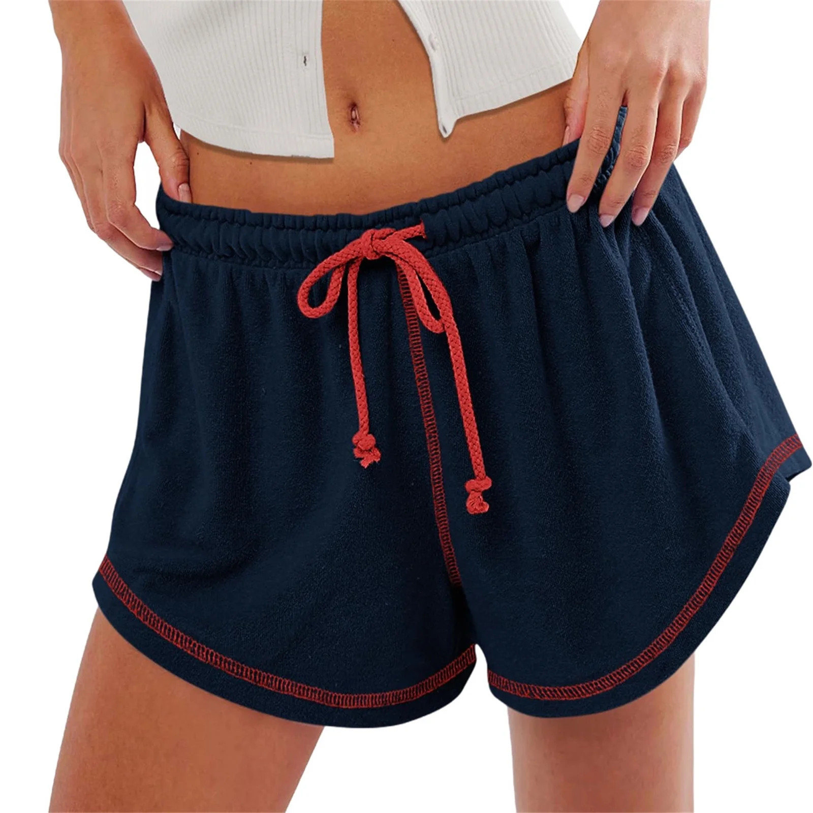 Summer Elastic Waist Women Casual Hotpants Active Sport Shorts | Walmart (US)