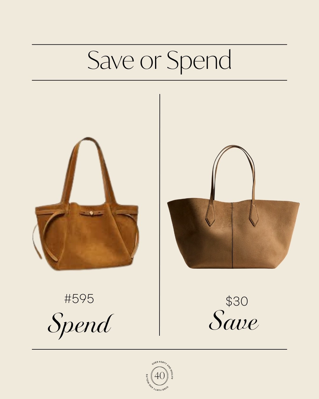  ✨Tap the bell, save and ❤️ for over 40 fashion, midlife style, midsize fashion and luxury looks for less. 

Save or spend...suede story Burch Romy leather tote 

👑"Helping you look good, feel good!" - Lindsey Denver

Spring looks, Midlife style for real women who want to feel confident again. Over 40 fashion and over 50 style that works with changing bodies, perimenopause shifts, and real life. Think midsize fashion, Gen X style and up, body confidence, and mom outfits that feel polished, comfortable, and elevated...because style over 45 and over 50 should feel effortless, not stressful. 


#LTKOver40 #LTKMidsize #LTKgrwm