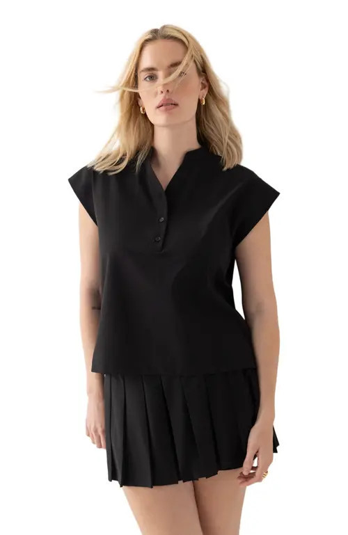 Honors The Pleated Skort in Black at Nordstrom, Size Small | Nordstrom