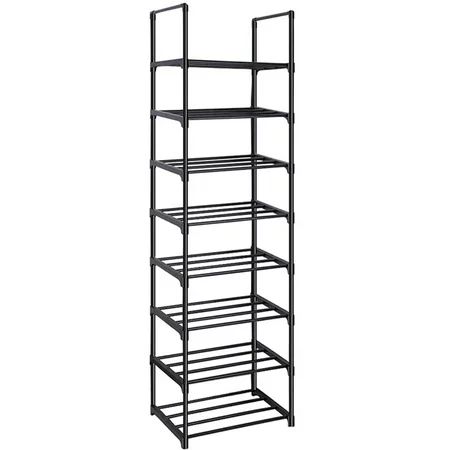 Shoe Rack Storage 5/8 Tiers Metal Tubes Shoe Shelf Organizer Multifunctional Shoe Stand Easy Assembl | Walmart (US)