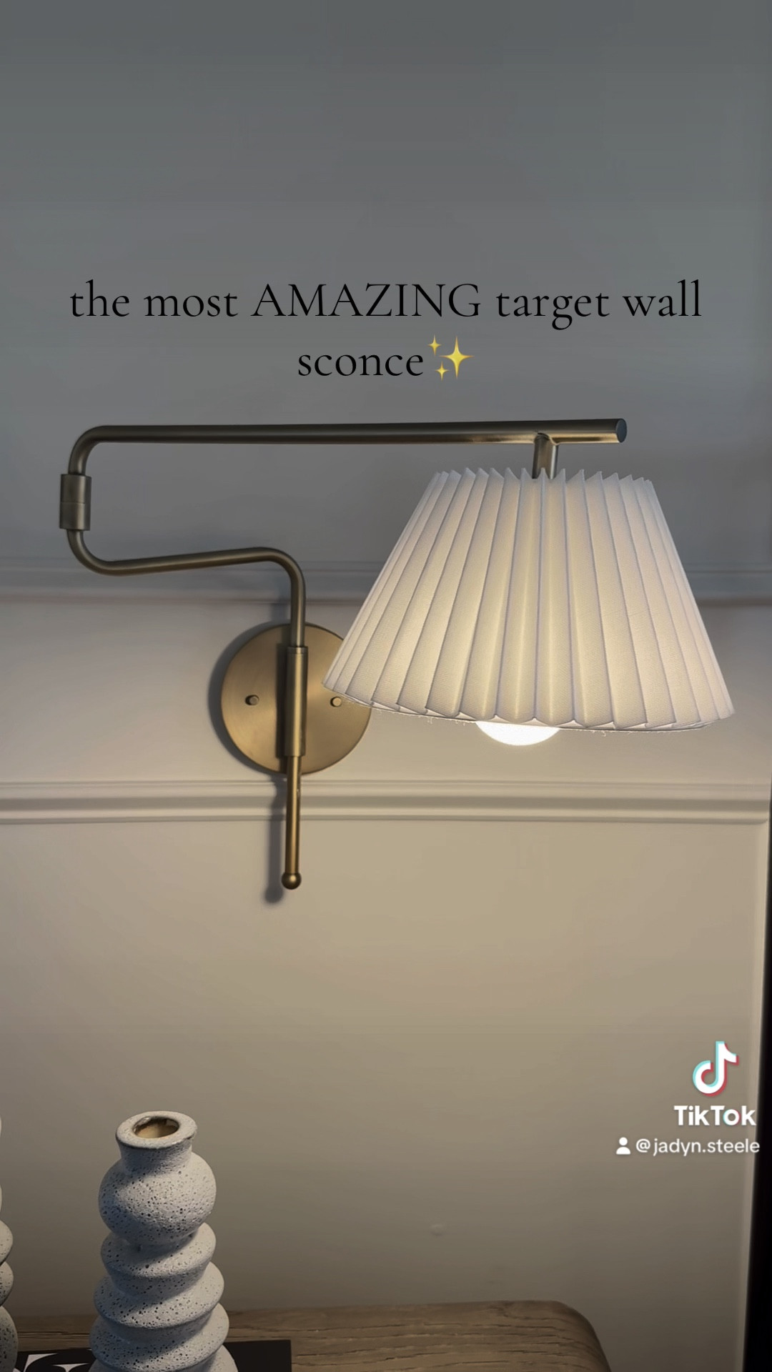 These target wall sconces are perfect for any style home! They can be plugged in or hardwired!

#LTKU #LTKVideo #LTKHome