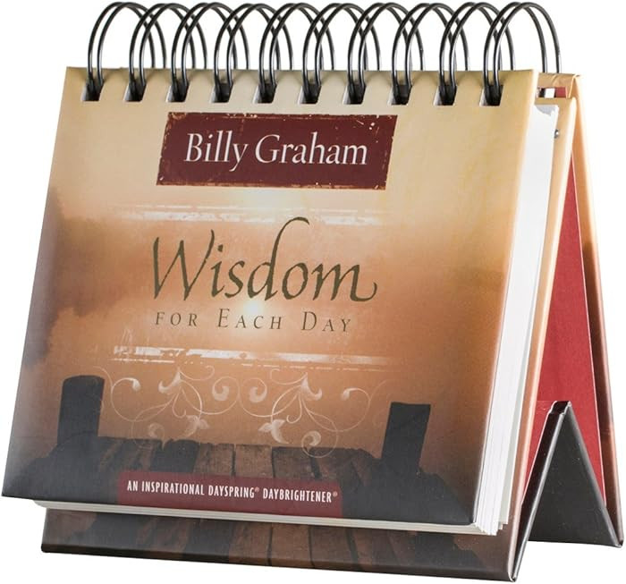 DaySpring - Billy Graham - Wisdom for Each Day - An Inspirational DaySpring DayBrightener - Perpe... | Amazon (US)