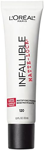 Amazon.com : L'Oreal Paris Makeup Infallible Pro Matte-Lock Longwear Mattifying Face Primer, 1 ou... | Amazon (US)