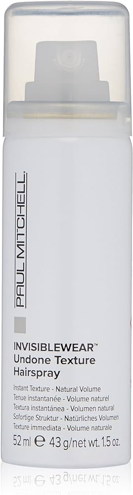 Paul Mitchell Invisiblewear Undone Texture Hairspray, 1.5 oz | Amazon (US)