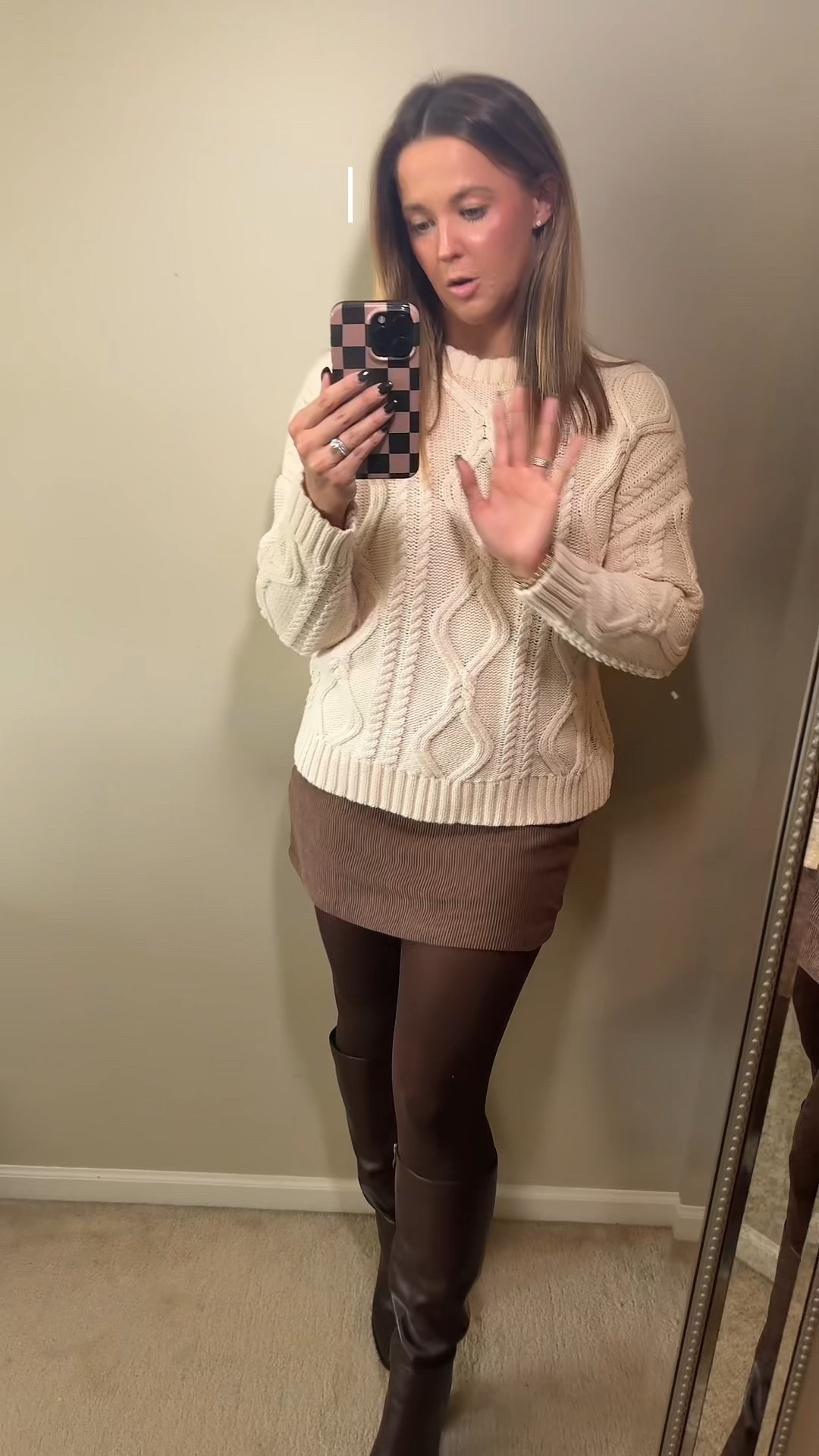 Halara high waisted skirt with built in shorts 

#LTKFindsUnder50 #LTKSeasonal #LTKFindsUnder100