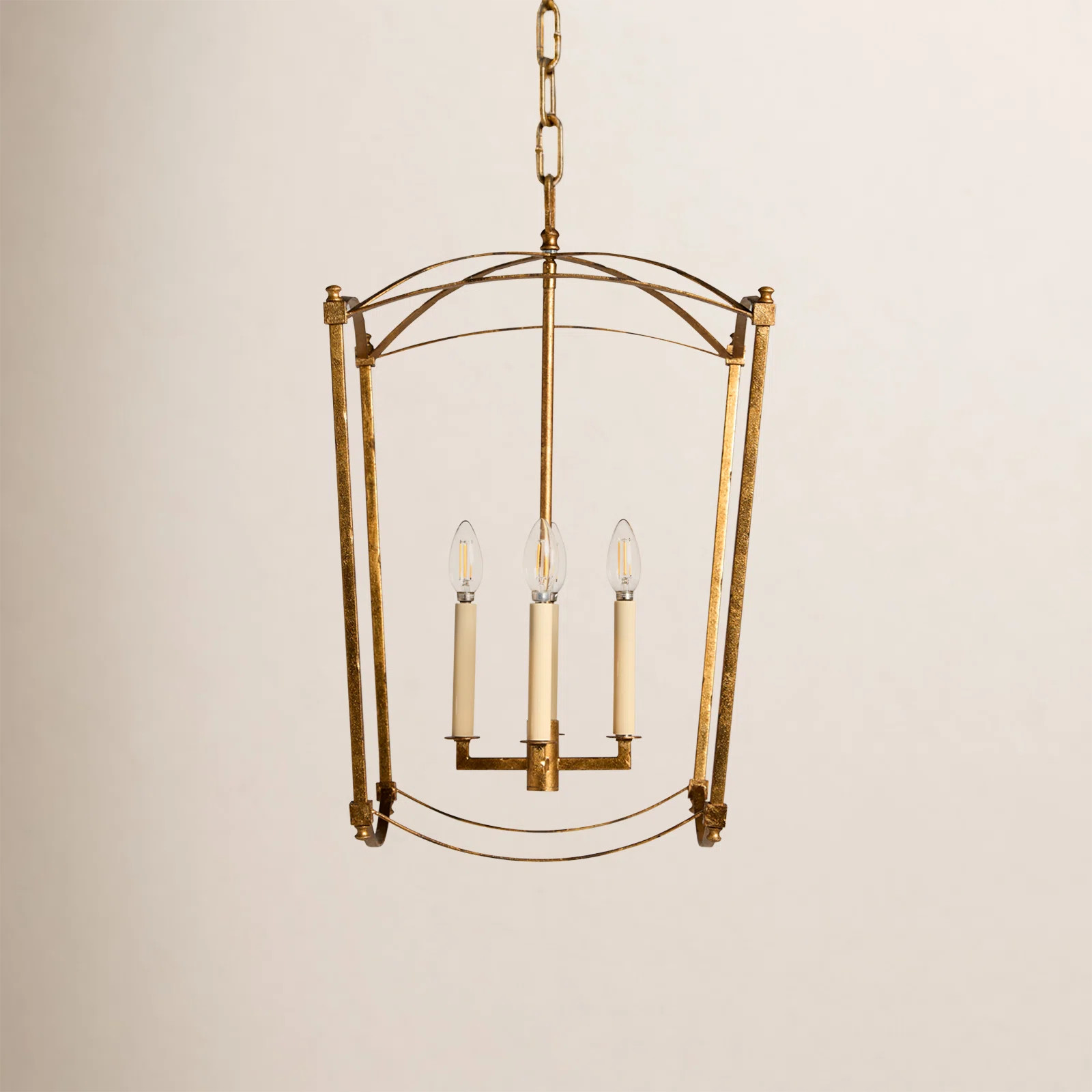 Olive 4 - Light Dimmable Lantern Geometric Chandelier | Wayfair North America