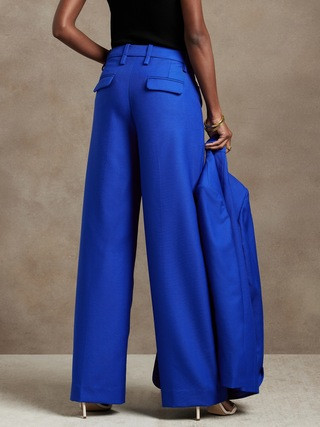 Lido Wide-Leg Wool Pant | Banana Republic (US)