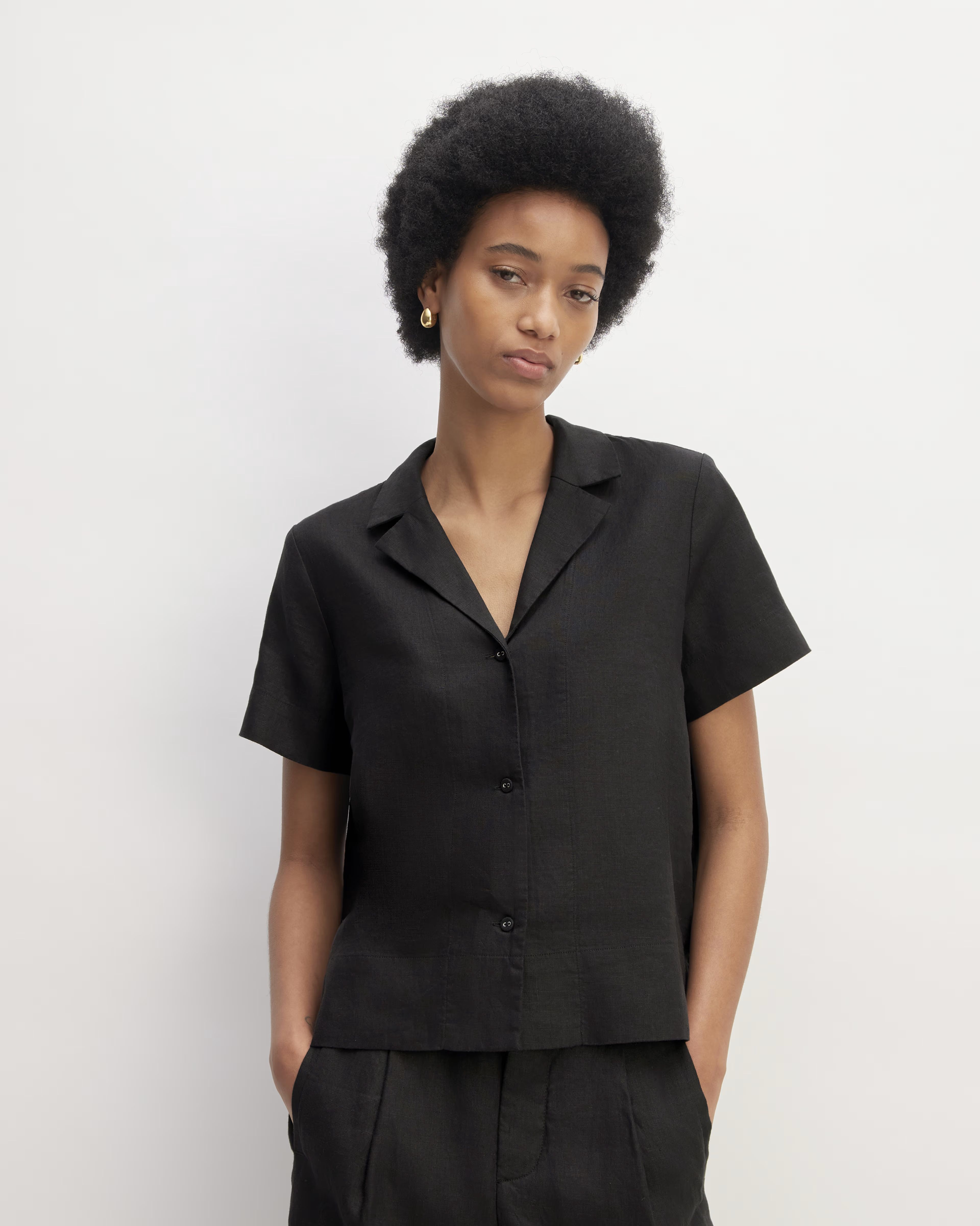 The Linen Short-Sleeve Notch Shirt$78 | Everlane