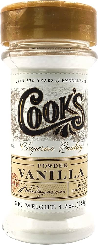 Cook’s, Vanilla Powder, World’s Finest Gourmet Fresh Premium Vanilla, 4.5 oz | Amazon (US)