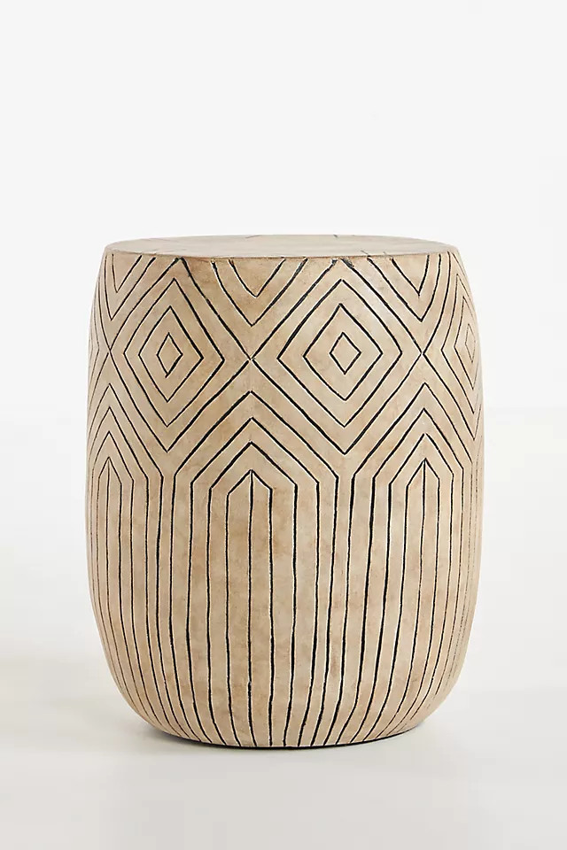 Zoya Ceramic Stool | Anthropologie (US)