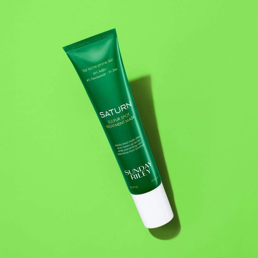 Sunday Riley Saturn Sulfur and Niacinamide Acne Spot Treatment Mask | Amazon (US)