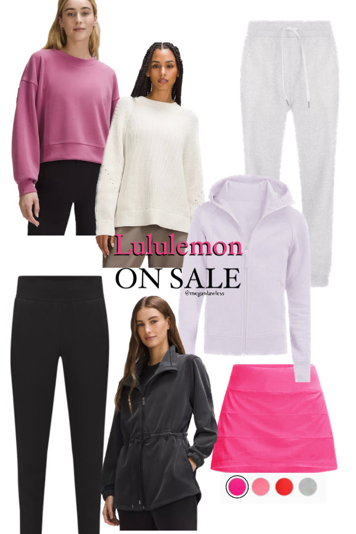 Lululemon on sale, scuba, good, women athleisure, fitness, workout, weekend wear, casual

The pink sweater is the Softstreme Perfectly Oversized Cropped Crew (it won’t let me link it)

#LTKActive #LTKfitness #LTKsalealert