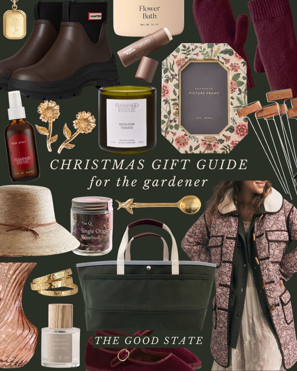 This collection is for the intentional gift givers. For those who deeply desire to give gifts that are meaningful and thoughtful. 
These gifts were carefully curated for those who make life beautiful—for the gardeners, homebodies, travelers, hostesses and for those who find joy in the everyday. For the girlies who love slow mornings at home wrapped in their favorite plaid throw blanket. The aroma of freshly brewed coffee filling every corner of their home and golden morning light dancing through the windows. For the farmers market ladies with sleepy eyes, their trusty barn coat and arms full of seasonal produce and flowers. These gift ideas are for the hosts who live for the reward of a full home and crowded table. For the gardeners and florists. The ones who appreciate little luxuries like the flickering flame of a holiday candle, a peaceful skincare routine and cozy cashmere socks on a chilly winter day. For the homesteader who has piles of quilts in her closet and endless sourdough loaves for her family and neighbors. These are more than just gifts—they’re tangible ways to tell love ones, “I see you and I love you”. “I see the desires of your heart and the season of life you’re in and I celebrate you”. 

#nichegifts #giftideas #giftsforher #giftguide #uniquegifts #uniquegiftideas #farmersmarket #marthastewart #gardeninglove #slowliving #slowmorning #ltkgiftguide #ralphlaurenchristmas #ralphlauren 
Sezane, Etsy, unique gifts, Christmas gifts, holiday gifts, Ralph, Lauren, target, McGee and Co., Shea, McGee, Amazon, Anthropologie, free people, Walmart, hosting, gifts for host, gifts for him, L.L. Bean, Tuckernuck, jewelry, accessories, purse, gift idea, J.Crew, Haven well within, Quince gifts for mom, gifts for mother-in-law, gifts for sister, gifts for daughter 

#LTKFindsUnder100 #LTKFindsUnder50 #LTKGiftGuide