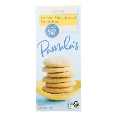 Pamela's Products - Cookies - Lemon Shortbread - Gluten-Free - Case of 6 - 6.25 oz | Target
