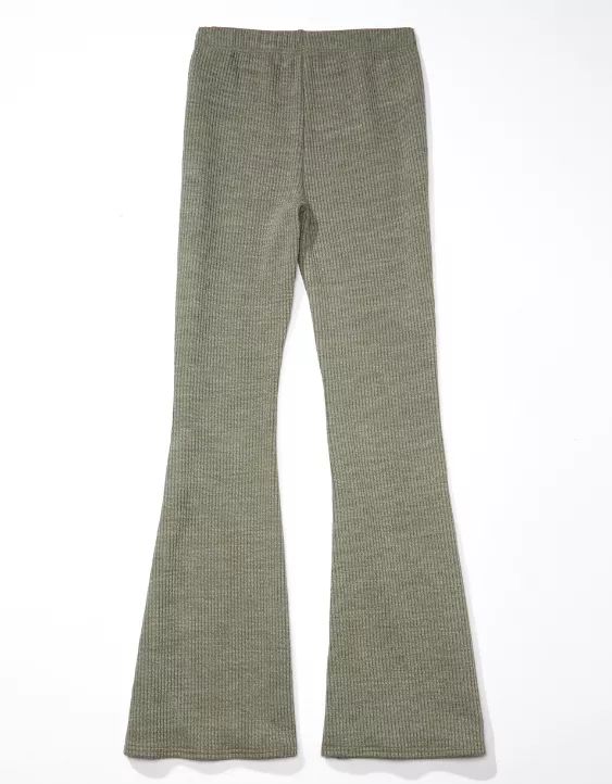 AE Super High-Waisted Sweater Flare Pant | American Eagle Outfitters (US & CA)