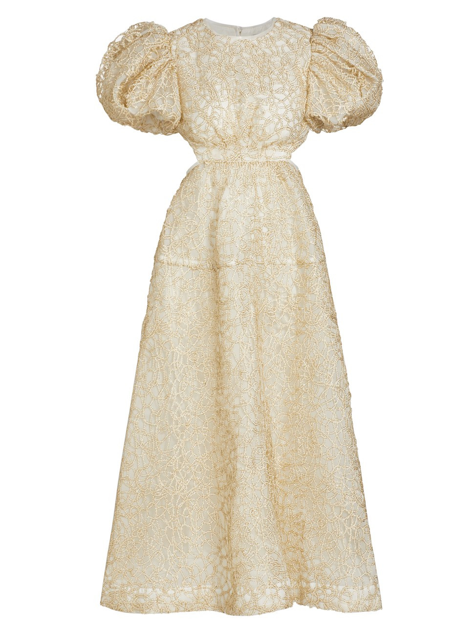 Women's Sculptra Patina Lace Midi Dress - Ivory - Size 2 | Saks Fifth Avenue