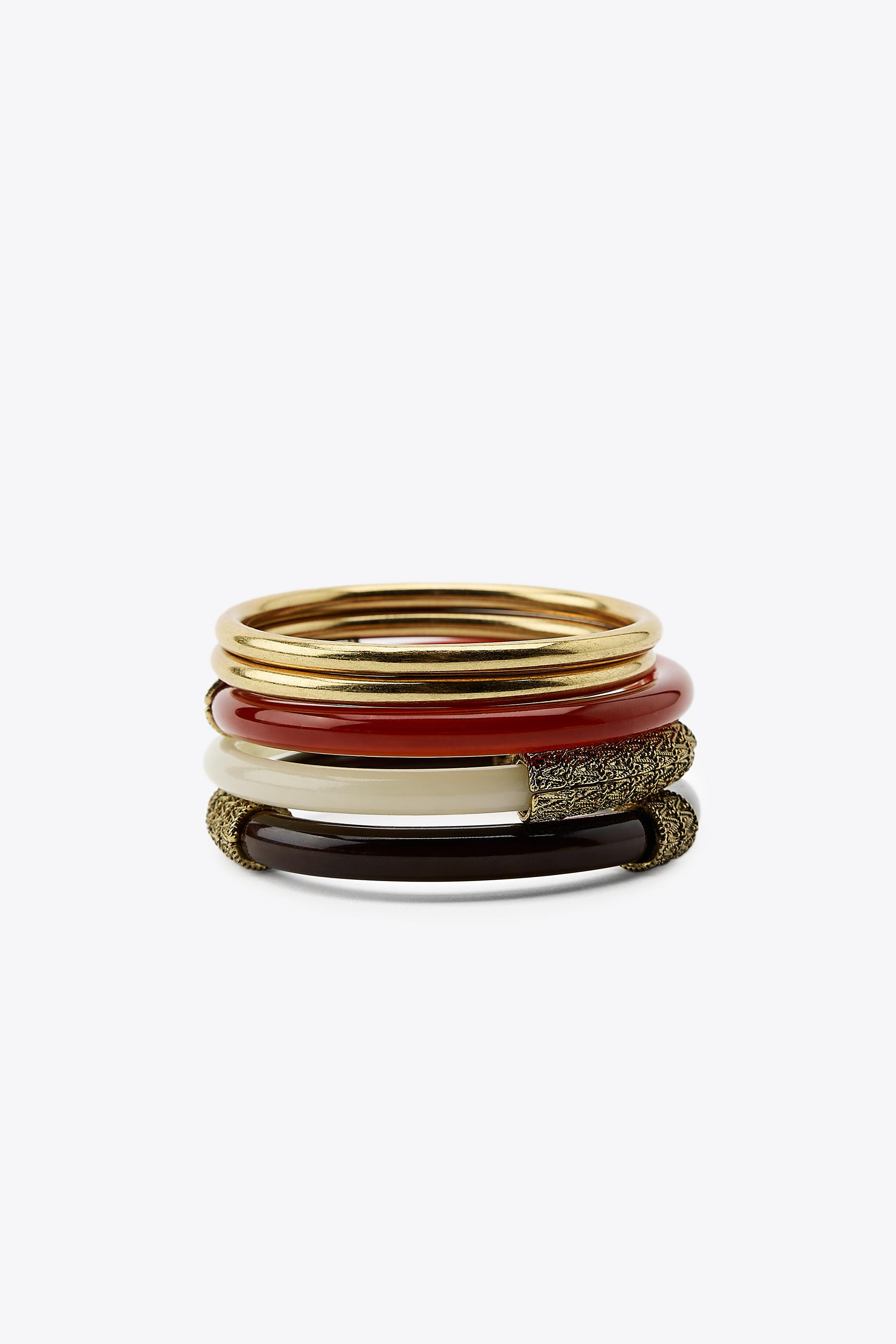 5-PACK OF ASSORTED RIGID BRACELETS | Zara US