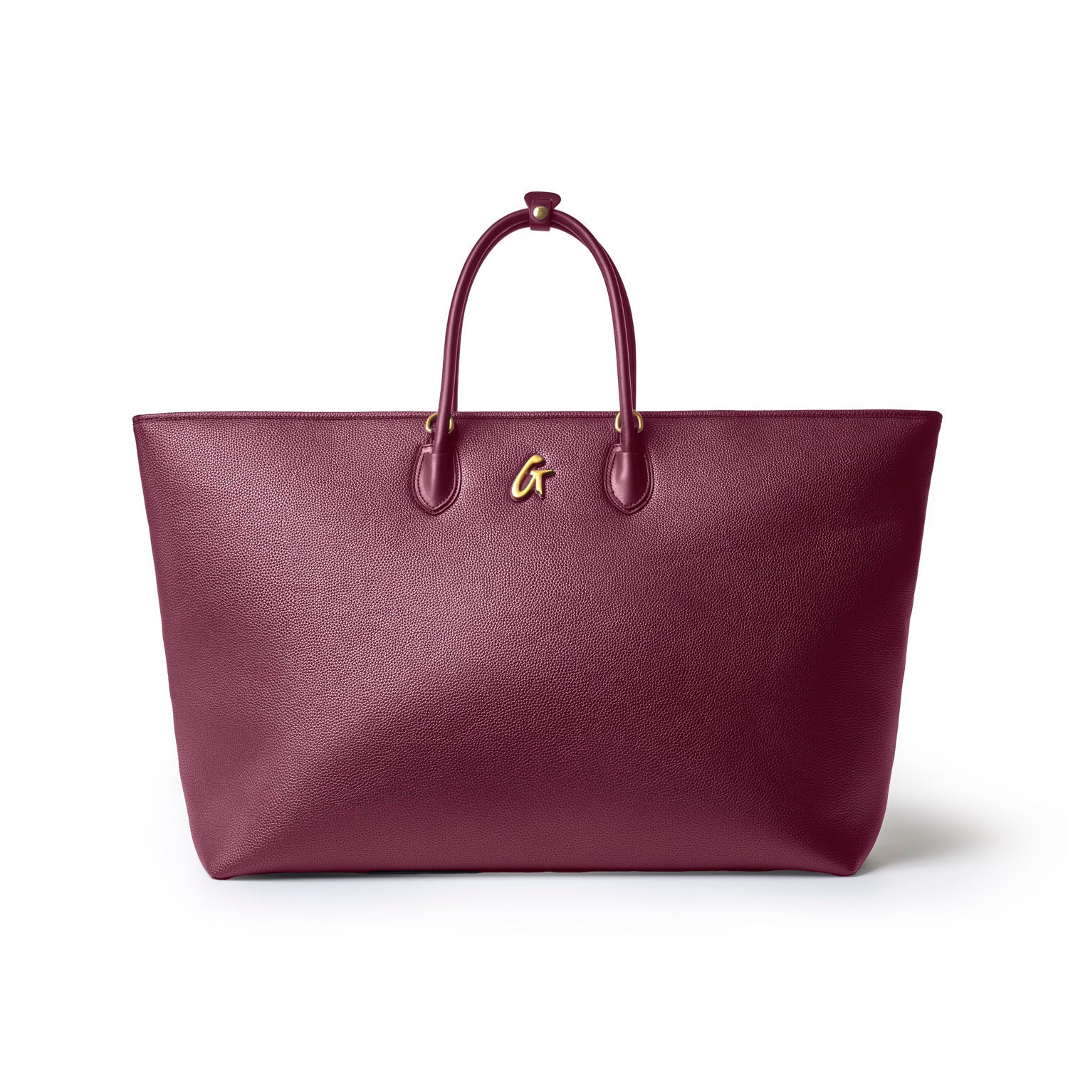 JUMBO PEBBLE TOTE BAG - BURGUNDY | Glam-Aholic Lifestyle