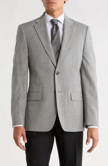 Tommy Hilfiger Pinstripe Wool Two-Button Sport Coat | Nordstromrack | Nordstrom Rack