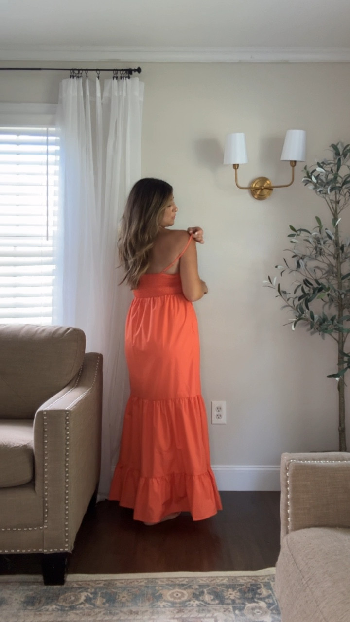 The cutest orange dress! Wearing med. use code LAURENHORN for 20% OFF. 

#LTKFindsUnder100 #LTKTravel #LTKStyleTip