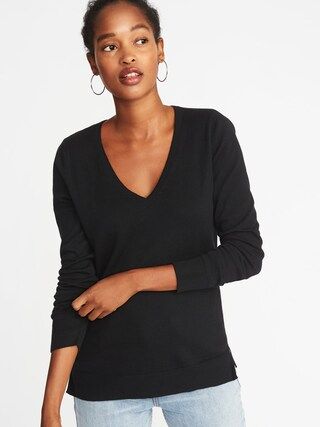 Classic Marled V-Neck Sweater for Women | Old Navy US