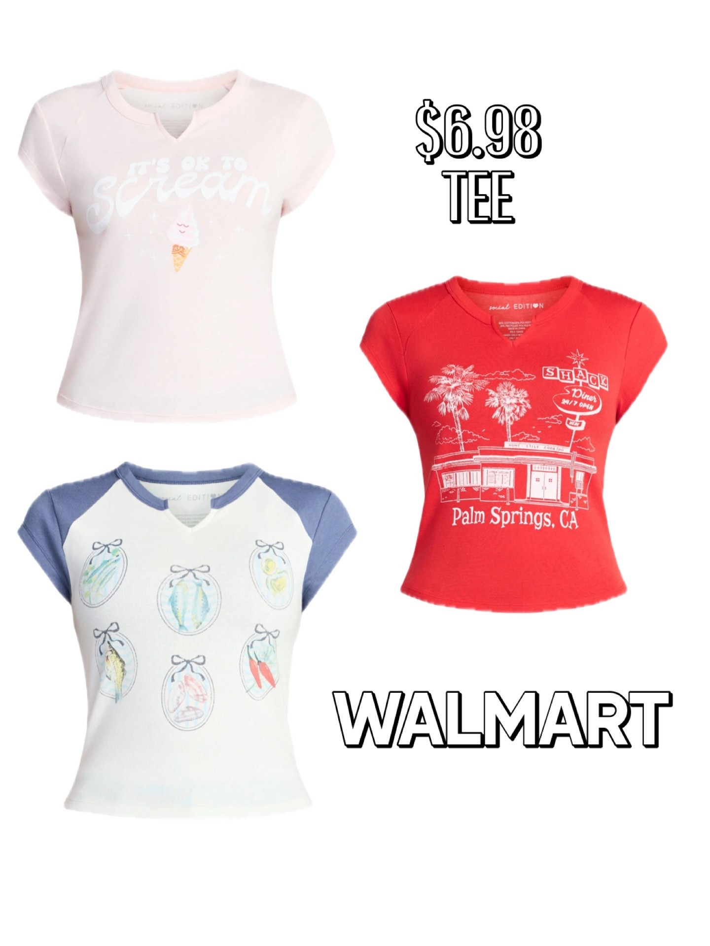 Walmart $7 Women's Graphic Tee with Short Sleeves

#LTKFestival
