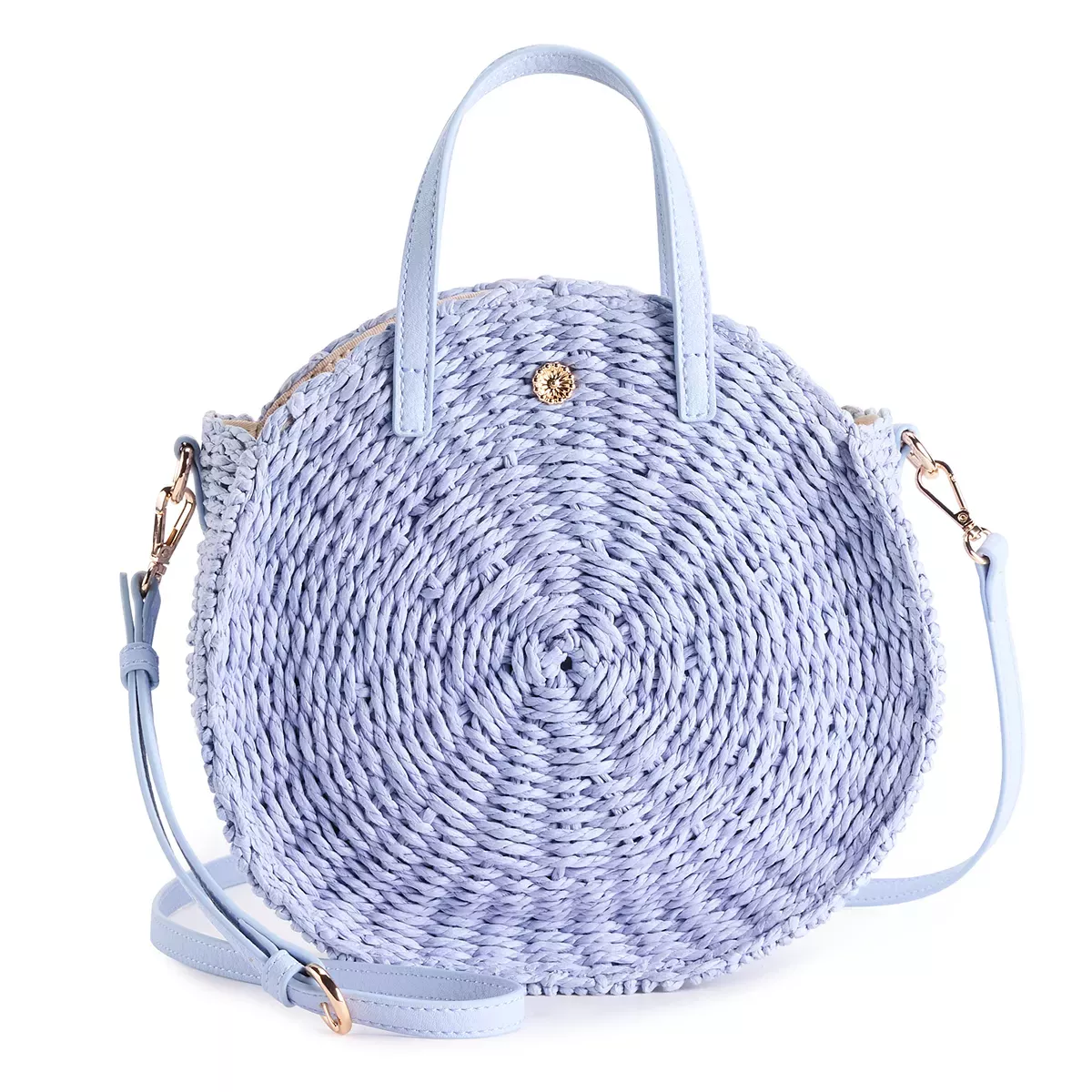 LC Lauren Conrad, Bags, New Lc Wicker Heart Crossbody Bag