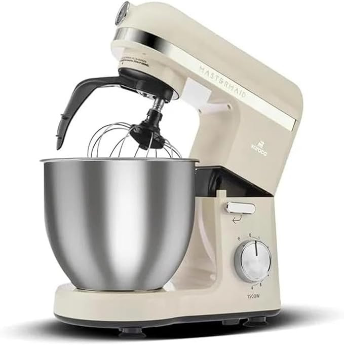 Karaca Mastermaid Chef Pro Stand Mixer - 1500W Electric Stand Mixers for Baking, Dough - Non-Stic... | Amazon (UK)