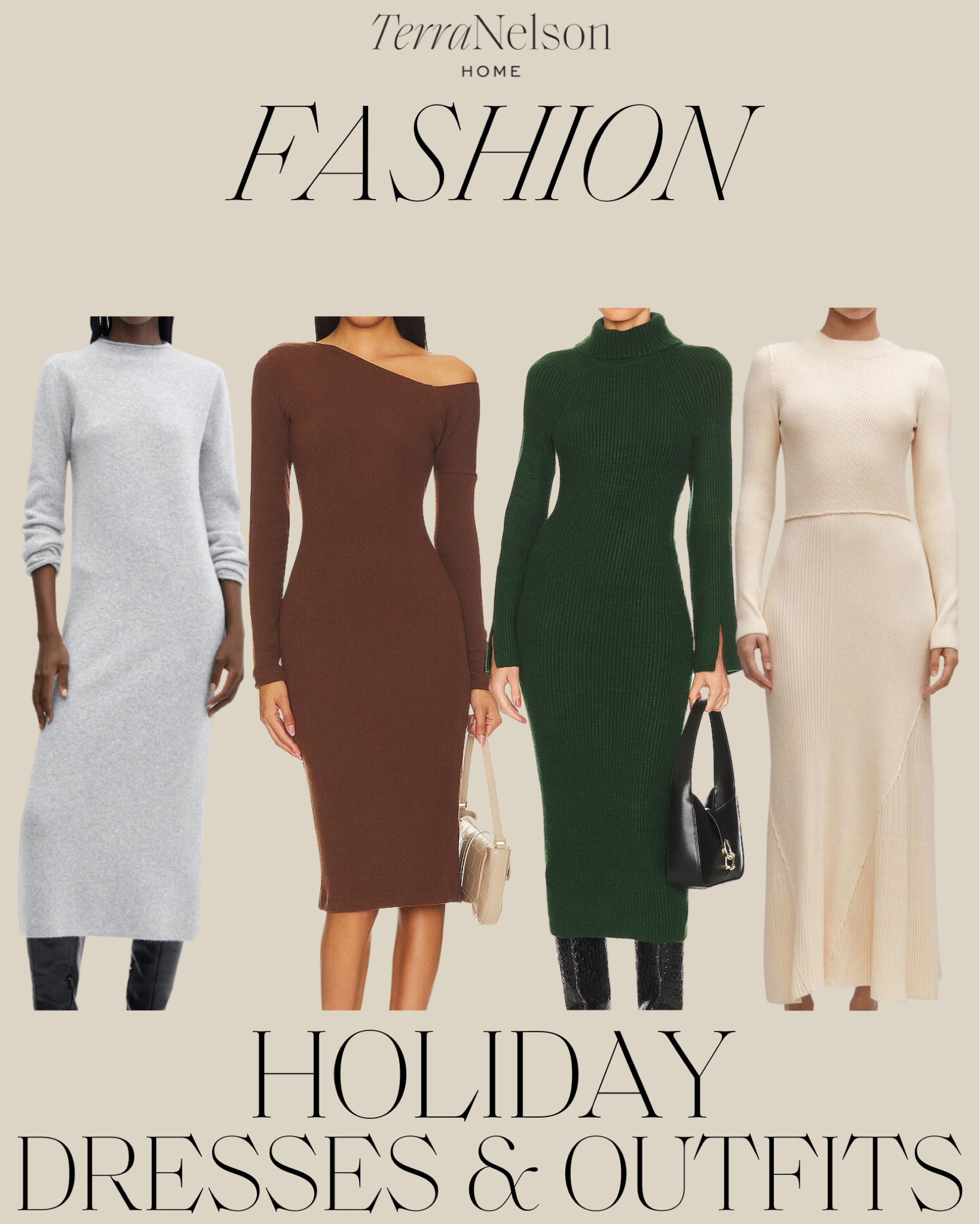 Holiday dresses / Christmas dresses / sweater dresses / maxi dresses / winter dresses 

#LTKstyletip #LTKSeasonal #LTKHoliday