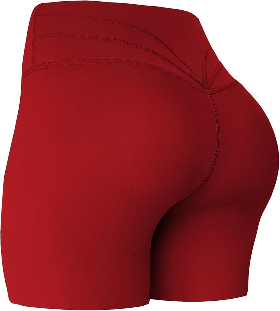 Aoxjox Trinity Workout Biker Shorts for Women Tummy Control High Waisted Exercise Athletic Gym Ru... | Amazon (US)