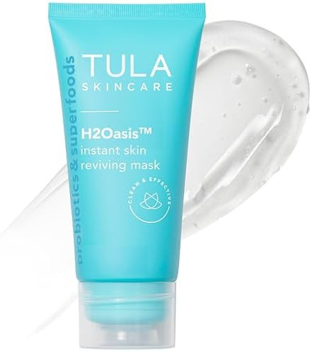 TULA Skin Care H2Oasis Instant Skin Reviving Mask - Hydrating Face Mask, Plumps and Energizes Tir... | Amazon (US)