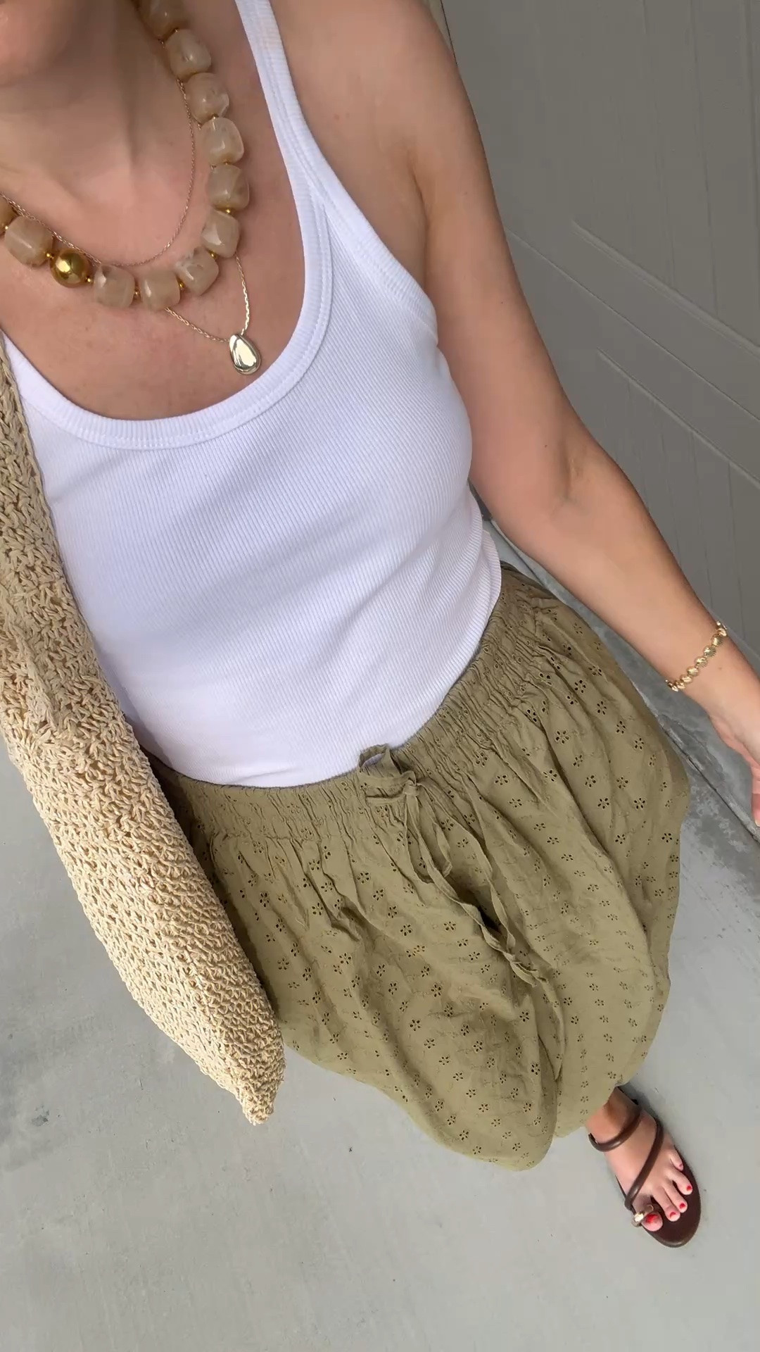 Summer outfit I will have on repeat✌🏻these pants are a Walmart find and so incredibly comfortable! Wearing a size xs and a small tank

ootd, summer outfit, balloon pants, Walmart find, what I’m wearing

#LTKootd
