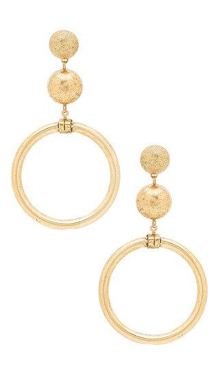 Elizabeth Cole Drop Earrings in Gold | Revolve Clothing (Global)
