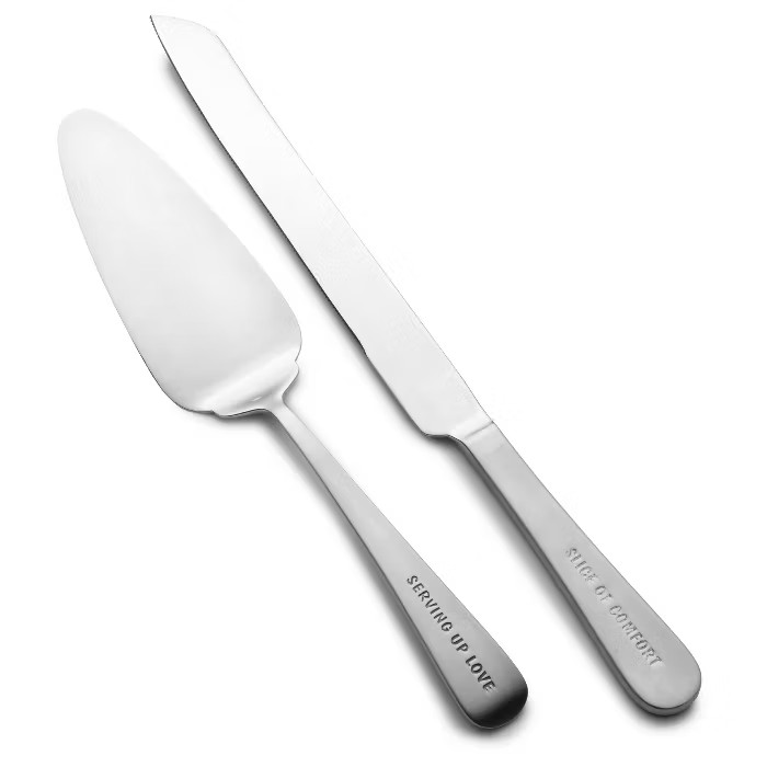 Towle Living Dining Expressions 2Pc. Cake Serving Set - Cake Knife and Server | Target