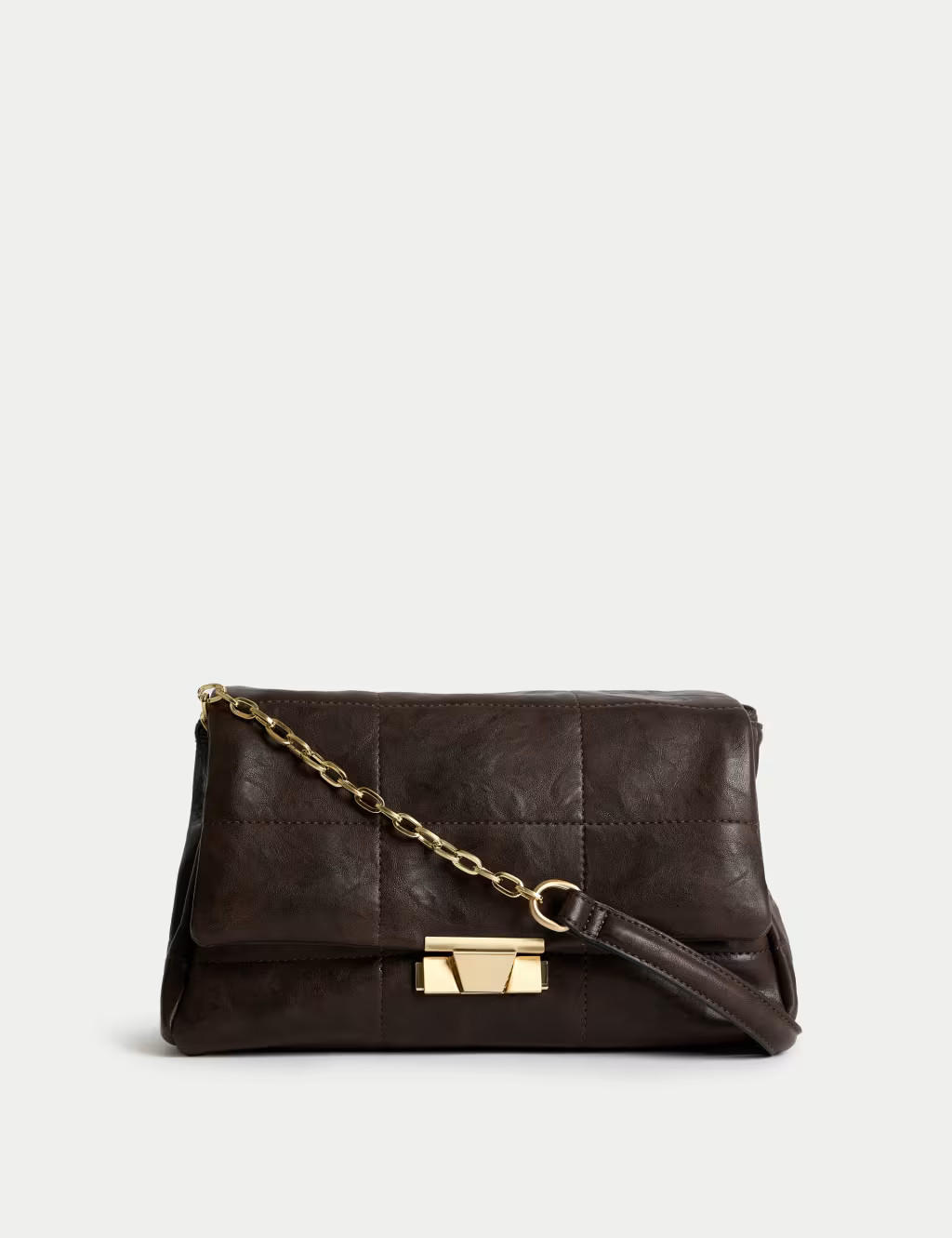 Faux Leather Quilted Shoulder Bag | Marks & Spencer (UK)