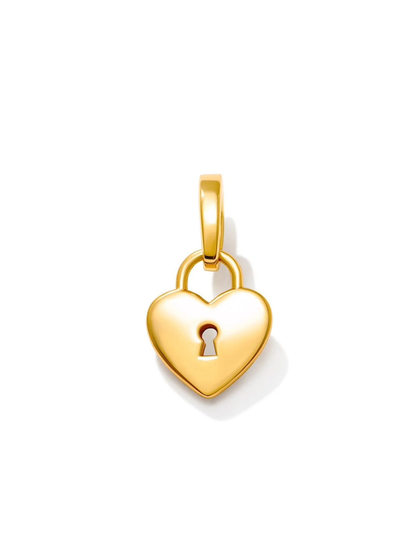 LOCKED HEART - Charm • Color: 18K Yellow Gold | Ninety-9