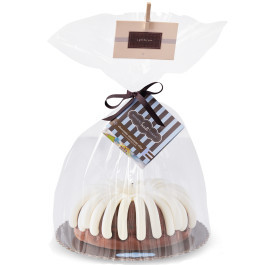 Cake Gift Wrapped in Cellophane | Nothing Bundt Cakes
