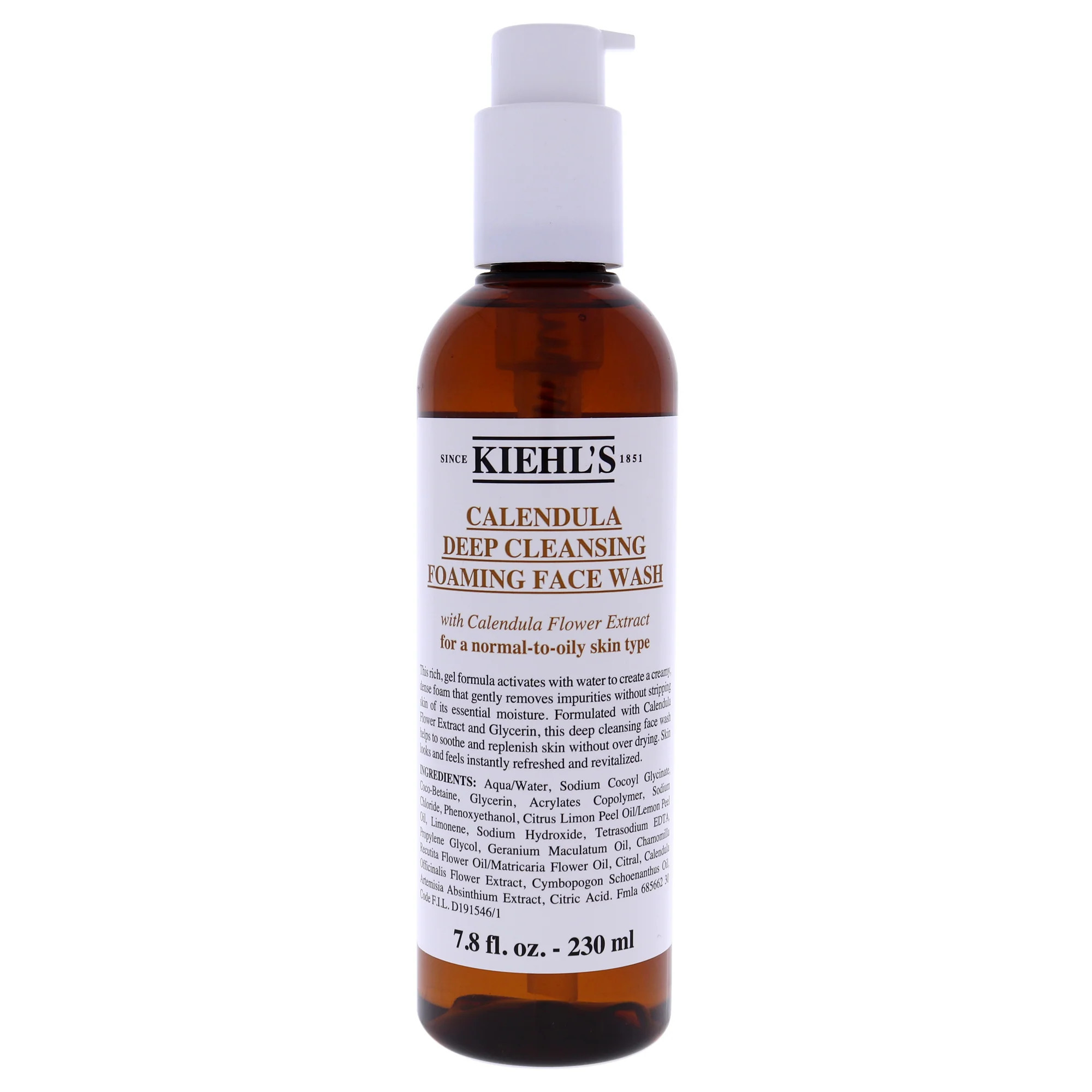 Calendula Deep Cleansing Foaming Face Wash by Kiehls for Unisex - 7.8 oz Cleanser | Shop Simon