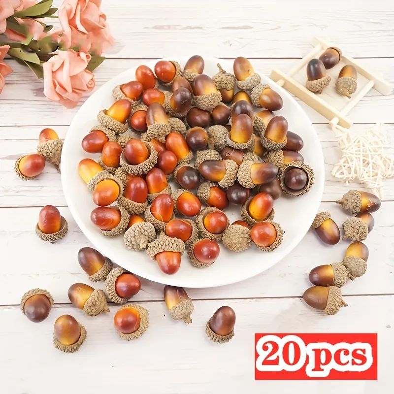 20pcs Artificial Lifelike Simulation Acorn Picks Decor, Table Showcase Ornaments, Crafts Fake Fru... | Temu Affiliate Program