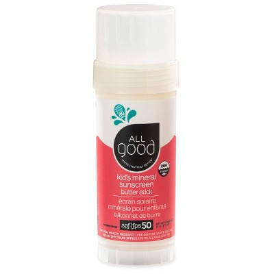 All Good Kids Sunscreen Butter Stick Water Resistant - SPF 50+ - 2.75oz | Target