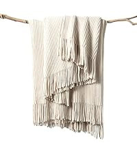 lifein Throw Blanket for Couch, Soft Boho Decor Bed Throw,Cozy White Chenille Knitted Small Farmh... | Amazon (US)