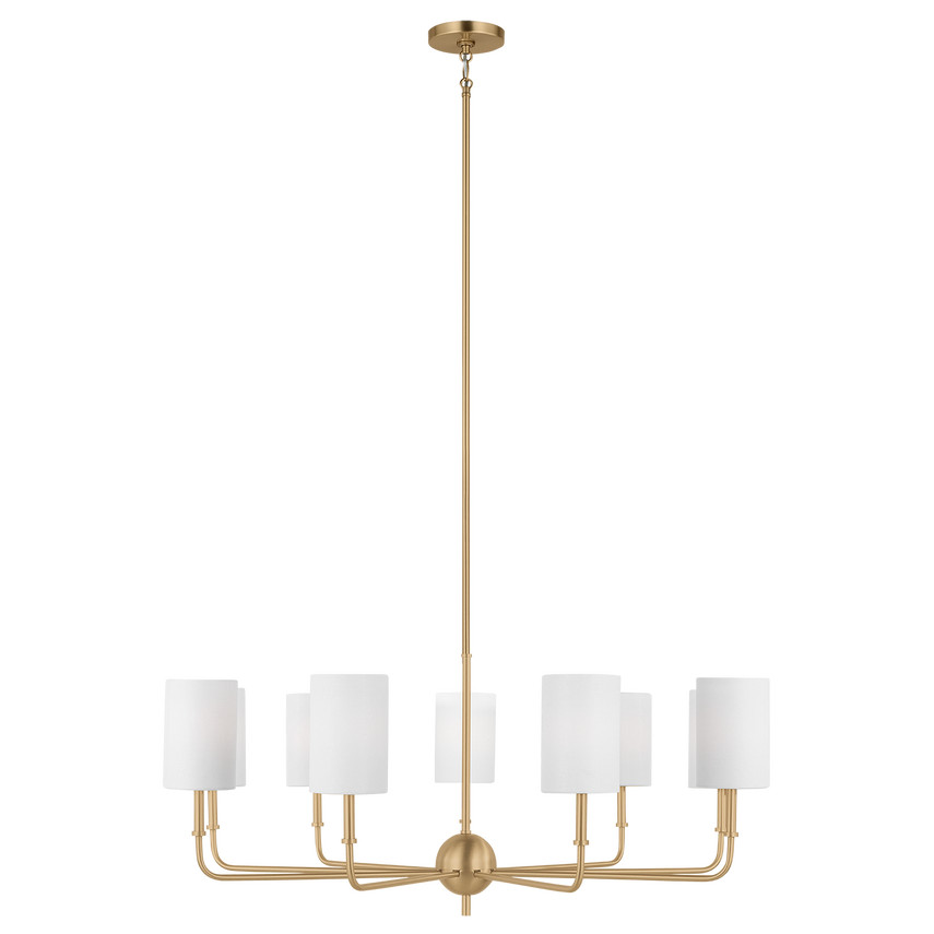 Foxdale Nine Light Chandelier | Visual Comfort