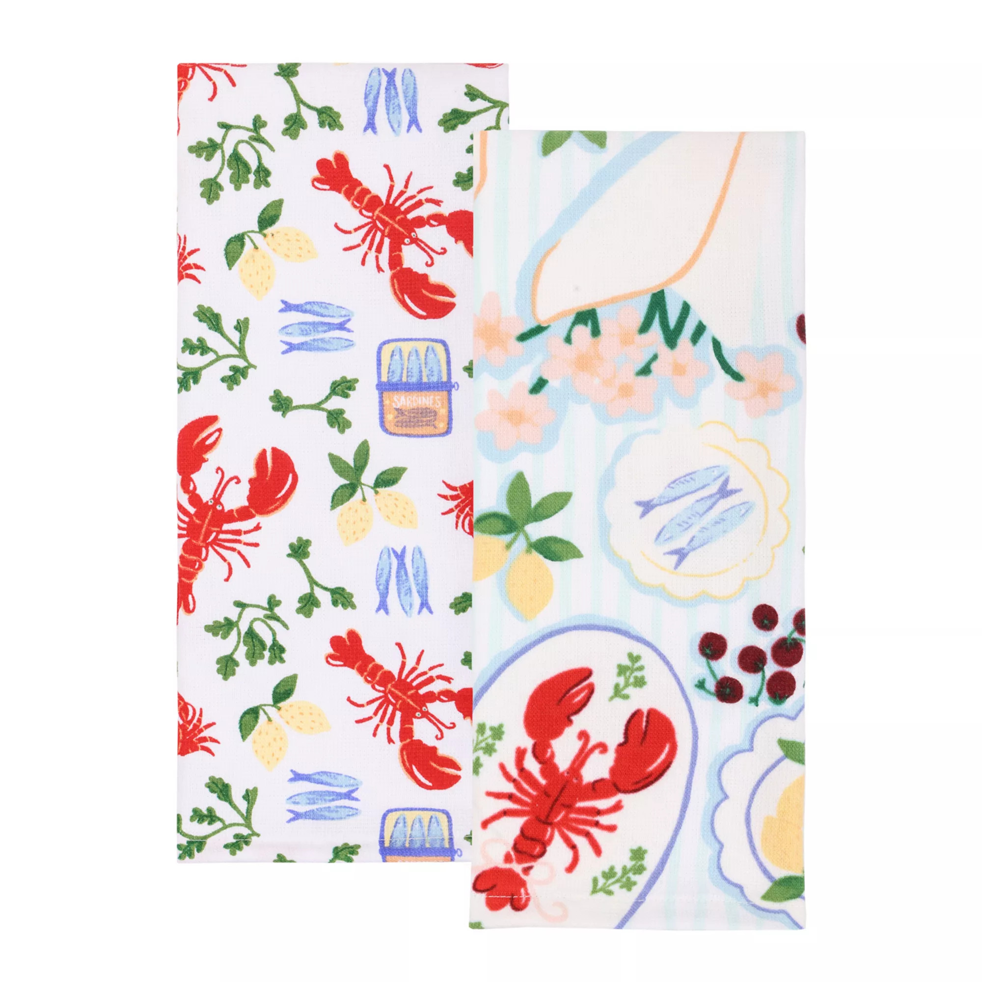 Celebrate Together™ Summer 2-pk. Seafood Kitchen Towels | Kohl's