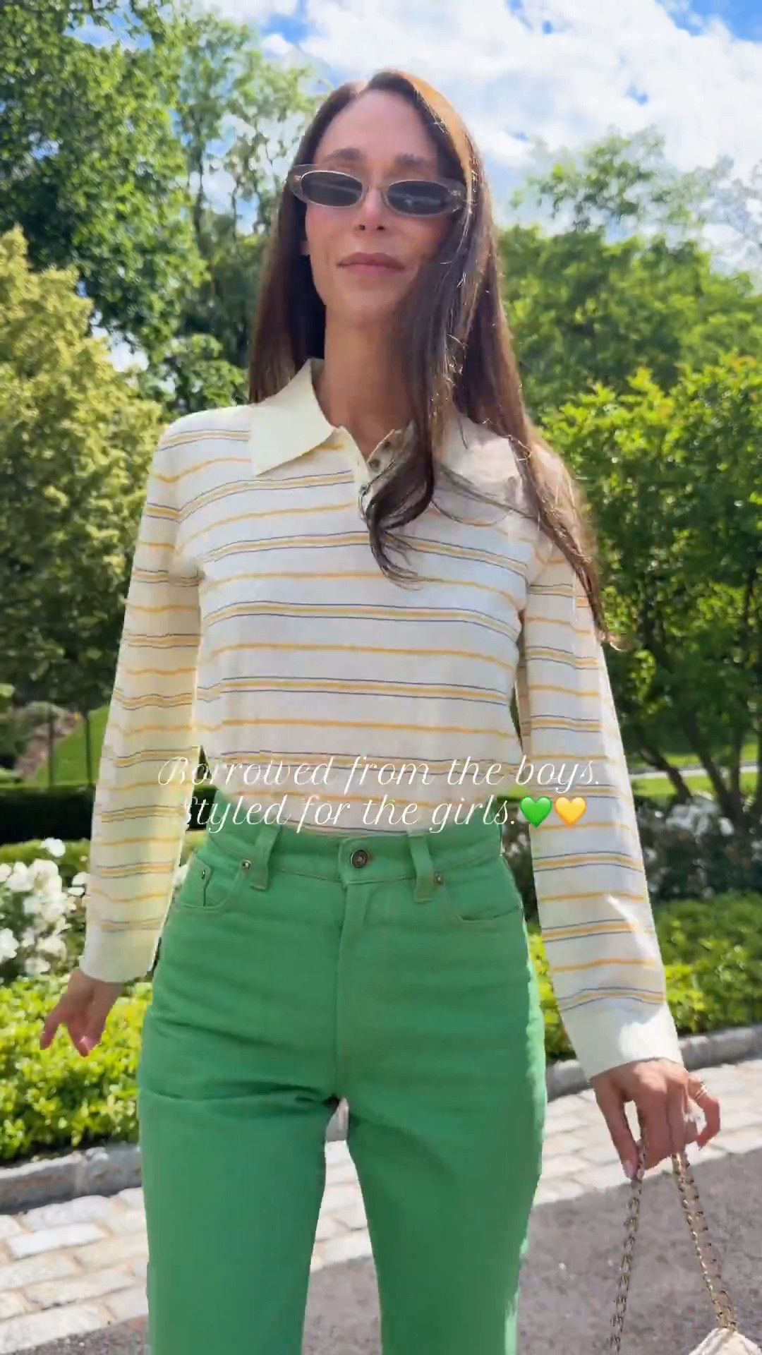 Borrowed from the boys. Styled for the girls. 💛💚

#LTKootd #LTKgrwm #LTKBeauty