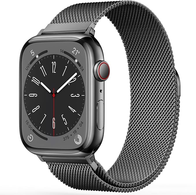 Original Stainless Steel Milanese Loop Compatible with Apple Watch Band 38mm 40mm 41mm 42mm 44mm ... | Amazon (US)