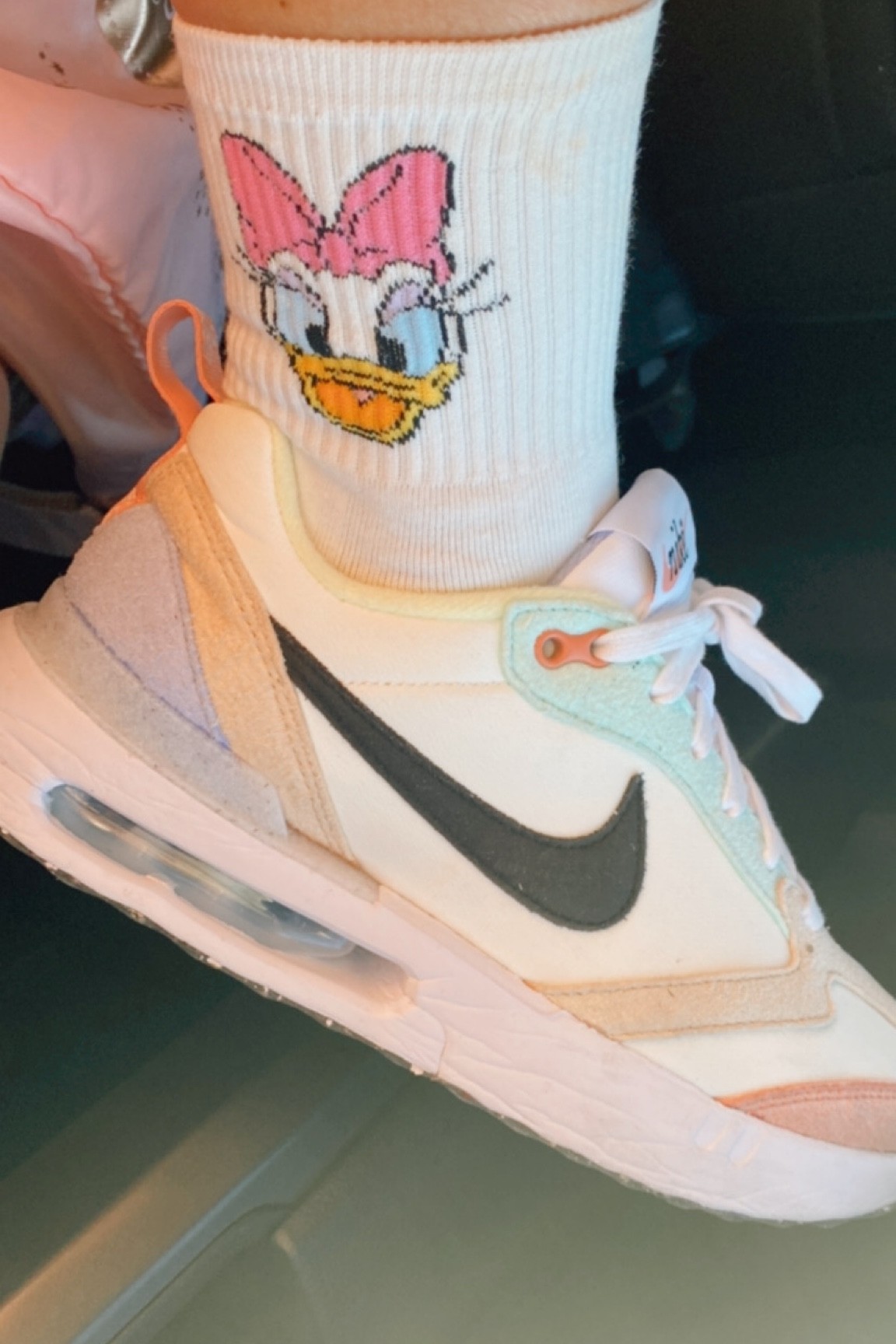 Disney women crew socks from Amazon / Disney socks / Mickey crew socks / Disney outfits / air max tennis shoes / Disney outfit idea 

#LTKshoecrush #LTKtravel #LTKfit